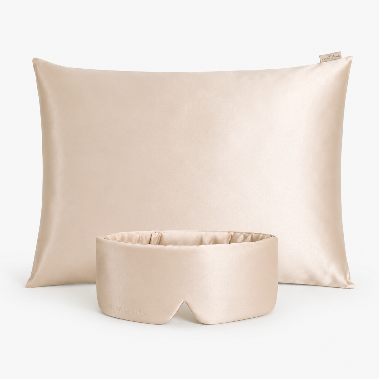 Luxury beige satin sleep set