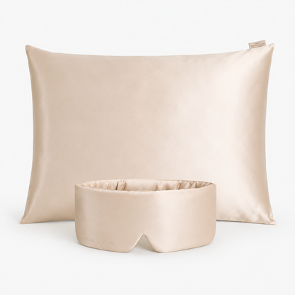 Luxury beige satin sleep set
