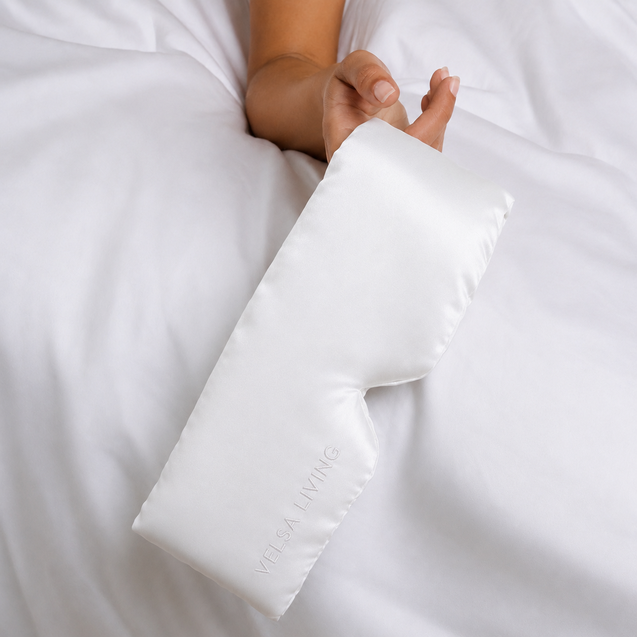 Luxury white satin sleep set