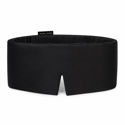 Silk black sleep eye mask