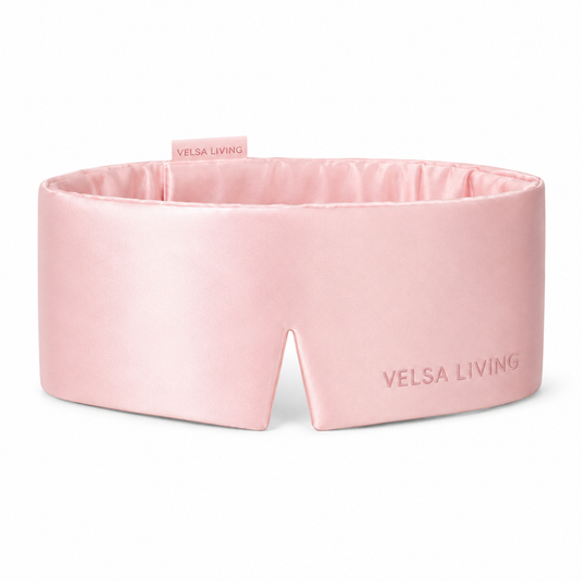 Silk pink sleep eye mask